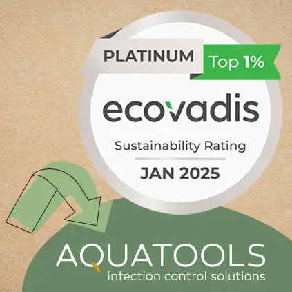 AQUATOOLS has been awarded the EcoVadis Platinum medal